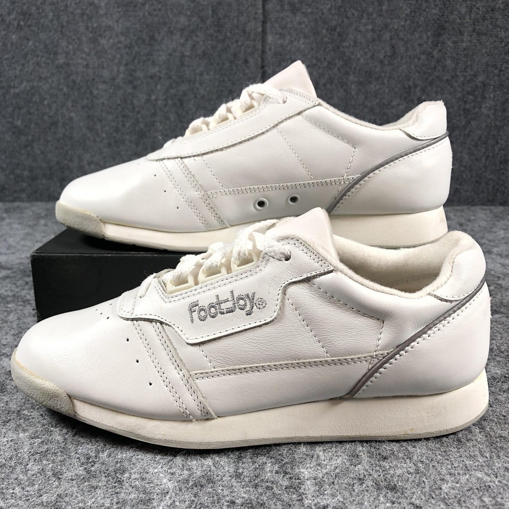 Vintage FootJoy JoyWalkers Shoes Womens Size 7M Leather Walking Golf 90s 64964 - Picture 3 of 11